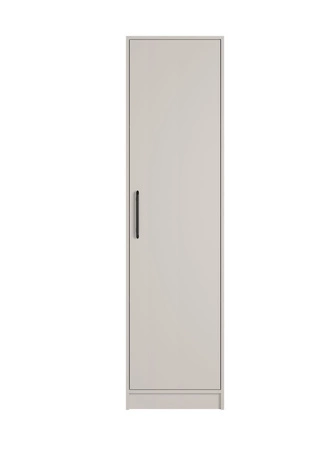 Szafa Caspe 50 cm beżowa nowoczesny design wykończenie ABS oraz aluminiowe uchwyty