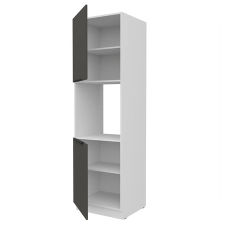 Słupek kuchenny Aversa Wh 60 DP-210 2F szafka do zabudowy piekarnika fronty wykonane w innowacyjnej technologii anti fingerprint