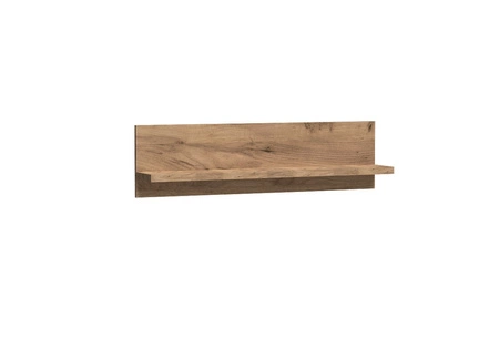 Półka Antica 120 cm dąb craft złoty oryginalny design praktyczna półka na ścianę do salonu jadalni lub pokoju dziennego