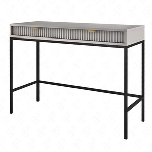 Konsola Lovro szara z szufladami stylowy oraz funkcjonalny mebel do przedpokoju salonu czy biura