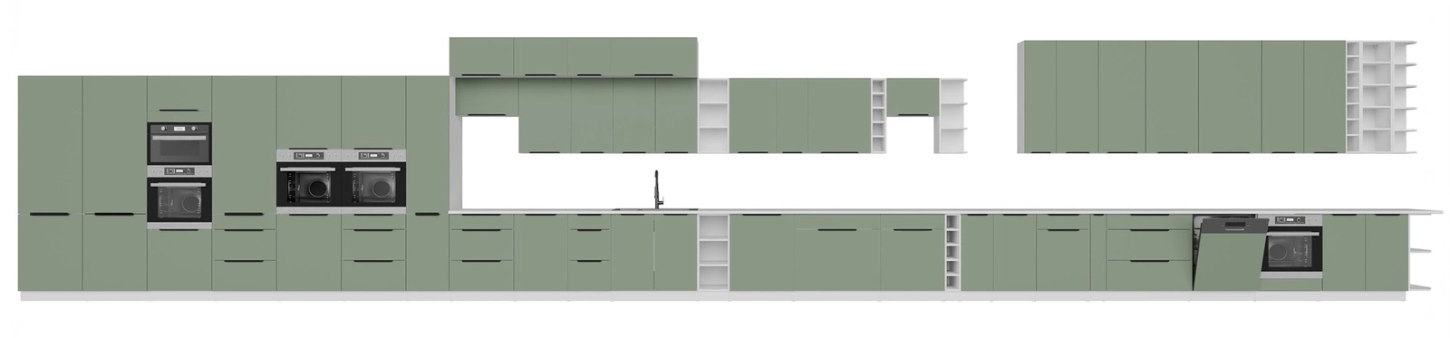 Meble kuchenne modułowe Treviso Wh