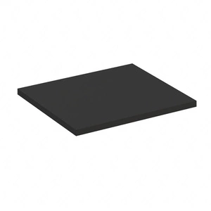 Blat do szafki łazienkowej Talia 60 cm czarny blat wykonany z wytrzymałej płyty laminowanej zapewnia długotrwałe użytkowanie