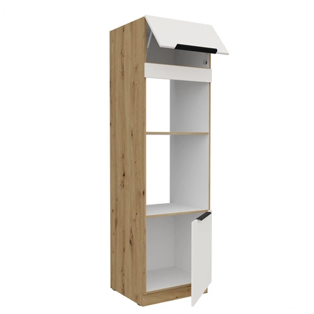 Słupek kuchenny Corato Ar 60 DPM-210 2F szafka do zabudowy mikrofali i piekarnika fronty wykonane w technologii anti fingerprint