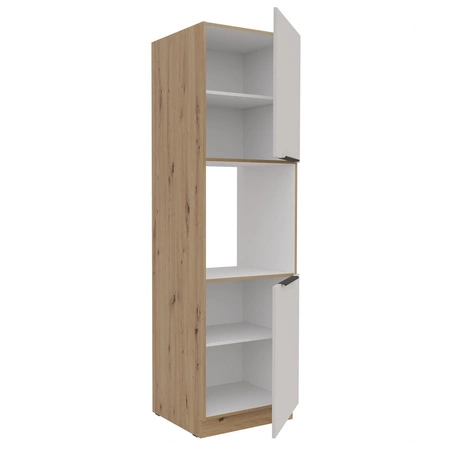 Słupek kuchenny Soela 60 DP-210 2F szafka do zabudowy piekarnika metalowe uchwyty szafka odporna na działanie wilgoci i uszkodzenia