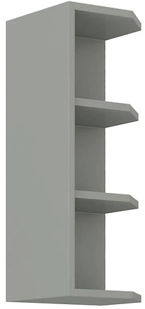 Zestaw mebli kuchennych narożny Karmen 260x270 cm fronty w połysku styl szafek dopasuje się do wnętrza każdej kuchni