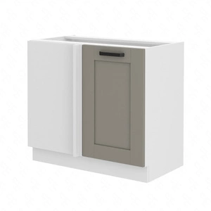 Szafka kuchenna narożna dostawiana Ponza 105 ND 1F BB lewa szafka odporna na parę wodną rozlaną ciecz i wysoką temperaturę