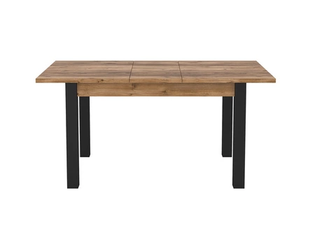 Stół rozkładany Olin 85x130-175 cm appenzeller / czarny klasyczna forma doskonała propozycja do jadalni odporny blat