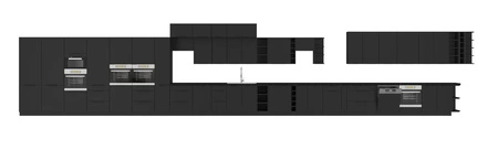 Szafka kuchenna pod zlewozmywak z szufladą Black 80 ZL 1S BB uchwyty krawędziowe szafka odporna na działanie wilgoci i uszkodzenia