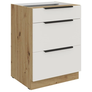 Szafka kuchenna stojąca z szufladami Corato Ar 60 D 3S BB odporna na uszkodzenia wykończenie frontów w technologii anti fingerprint