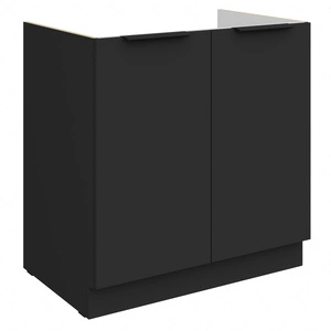 Szafka kuchenna pod zlewozmywak Alatri Bl 80 ZL 2F BB szafka odporna na uszkodzenia wykończenie frontów w technologii anti fingerprint