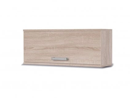 Meblościanka Maximus dąb sonoma jasny nowoczesne meble wysoka jakość świetna propozycja do salonu i pokoju dziennego
