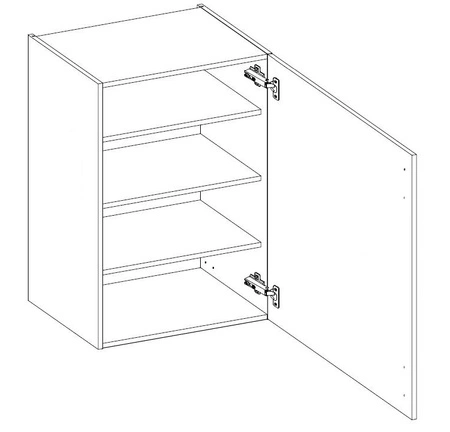 Szafka kuchenna wisząca Scandi 60 G-90 1F szafka odporna na parę wodną wysoką temperaturę i rozlaną ciecz