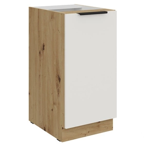 Szafka kuchenna stojąca z półką Corato Ar 40 D 1F BB szafka odporna na uszkodzenia wykończenie frontów w technologii anti fingerprint