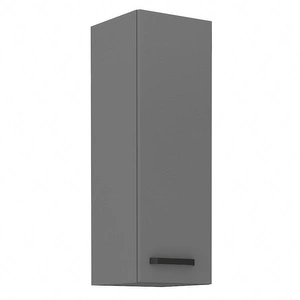 Szafka kuchenna wisząca Verdi 30 G-90 1F szafka odporna na działanie wilgoci i uszkodzenia czarny metalowy uchwyt