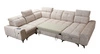 Narożnik z funkcją spania Buffalo VIII beżowy prawostronny wysokiej klasy narożnik do salonu z pojemnikami wysoka jakość wykonania