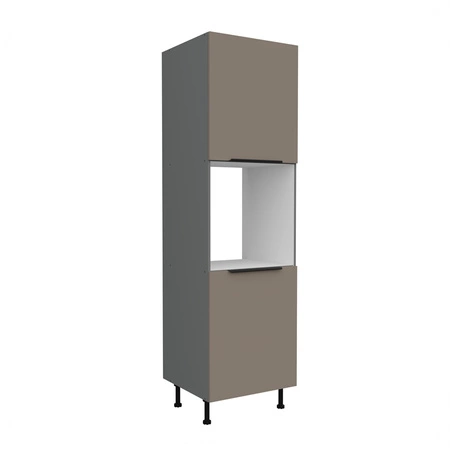 Słupek kuchenny Fiuggi Ant 60 DP-215 2F szafka do zabudowy piekarnika fronty wykonane w innowacyjnej technologii anti fingerprint