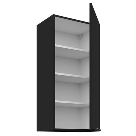 Szafka kuchenna wisząca Black 45 G-90 1F metalowy uchwyt krawędziowy szafka odporna na działanie wilgoci i uszkodzenia