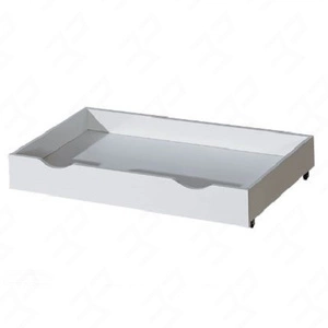 Szuflada do łóżeczka niemowlęcego Basal 120x60 cm biała szuflada na kółkach praktyczny i pojemny schowek