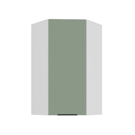 Szafka kuchenna narożna wisząca Treviso Wh 60x60 GN-108 1F odporna na uszkodzenia wykończenie frontów w technologii anti fingerprint