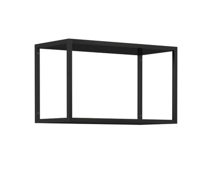 Szafka wisząca Loft 60 G-36 czarna metalowy stelaż stylowa szafka idealna do kuchni
