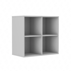 Szafka wisząca Makana 80 cm jasny szary funkcjonalny mebel do biura gabinetu lub pokoju młodzieżowego