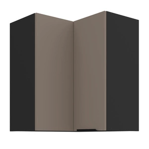 Szafka kuchenna narożna wisząca Fiuggi Bl 60x60 GN-72 2F odporna na uszkodzenia wykończenie frontów w technologii anti fingerprint