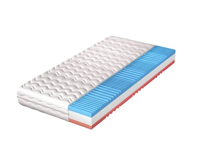 Materac piankowy Bohemia 120x200 cm dwustronny hipoalergiczny posiada małą podatność na odkształcenia amortyzuje ruch