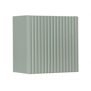 Szafka łazienkowa wisząca Line Reed Green 30 cm szałwiowa szafka do łazienki o nietuzinkowym charakterze elegancki ryflowany front