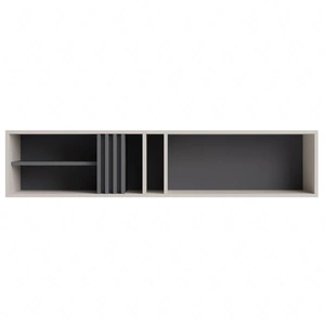 Półka Estan 140 cm beżowy / antracyt nowoczesny design mebla wysoka jakość obrzeża półki wykończone specjalną okleiną