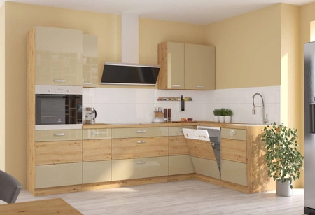 Szafka kuchenna narożna Arton 90x90 DN 2F BB szafka odporna na parę wodną rozlaną ciecz i wysoką temperaturę