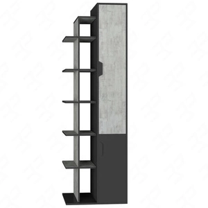 Regał Nano 60 cm grafit / enigma bezproblemowe korzystanie i trwałość stylowy oraz funkcjonalny dodatek do gabinetu i pokoju nastolatka