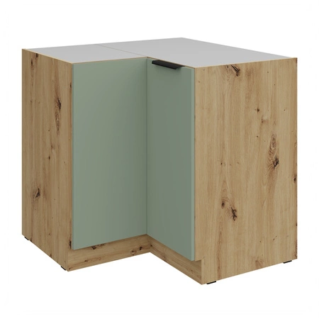 Szafka kuchenna narożna Treviso Ar 90x90 DN 2F BB szafka odporna na uszkodzenia wykończenie frontów w technologii anti fingerprint