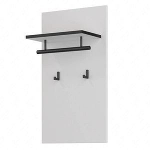 Wieszak ścienny Cross 40 cm biały nowoczesny design funkcjonalny dodatek do przedpokoju klasyczna konstrukcja