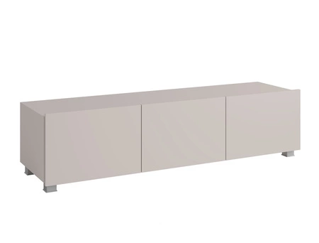 Szafka RTV Apulia 150 cm beżowa z możliwością podwieszenia minimalistyczny design prosta bryła wpisująca się w każde wnętrze