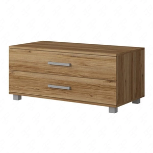 Szafka RTV Maximus 100 cm dąb catania z szufladami nowoczesny design oraz szuflady na prowadnicach rolkowych
