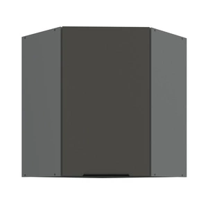 Szafka kuchenna narożna wisząca Aversa Ant 60x60 GN-72 1F odporna na uszkodzenia wykończenie frontów w technologii anti fingerprint
