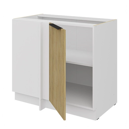 Szafka kuchenna narożna dostawiana Cremona 105 ND 1F BB lewa metalowy uchwyt krawędziowy odporność na działanie wilgoci i uszkodzenia