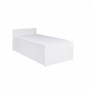Łóżko Simple 80x200 cm biały funkcjonalny mebel do pokoju młodzieżowego