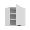 Szafka kuchenna narożna wisząca Corato Wh 60x60 GN-72 1F odporna na uszkodzenia wykończenie frontów w technologii anti fingerprint