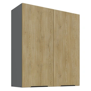 Szafka kuchenna wisząca Corsico 80 G-90 2F metalowe uchwyty krawędziowe szafka odporna na działanie wilgoci i uszkodzenia