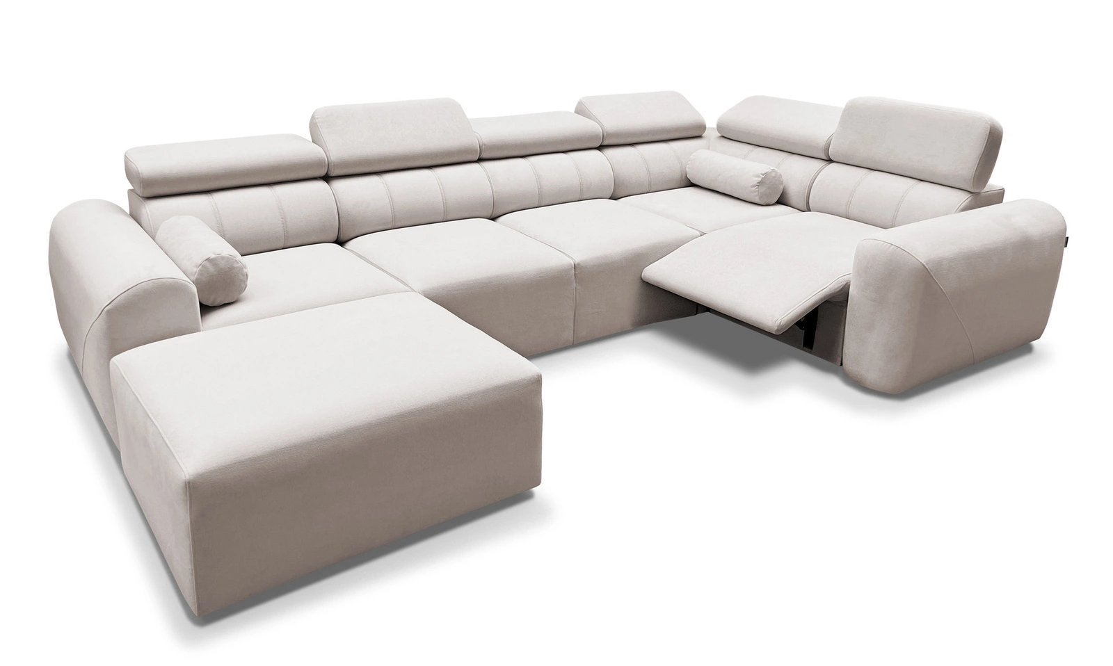 Detal narożnika z funkcją spania Cantare IV Lux Narożnik z regulowanym oparciem