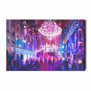 Obraz na płótnie sala balowa 100x70 cm ponadczasowa ozdoba każdego wnętrza obraz w wyrazistej kolorystyce wysoka jakość wykonania