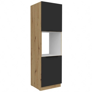 Słupek kuchenny Alatri Ar 60 DP-210 2F szafka do zabudowy piekarnika fronty wykonane w innowacyjnej technologii anti fingerprint