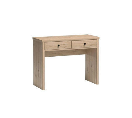 Toaletka z szufladami Cali 100 cm dąb artisan nnowoczesny design stylowe rozwiązanie ułatwi uporządkowanie kosmetyków