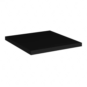 Blat do szafki łazienkowej Nova 30 cm czarny wykonany z trwałej płyty MDF zapewnia solidność i długotrwałe użytkowanie