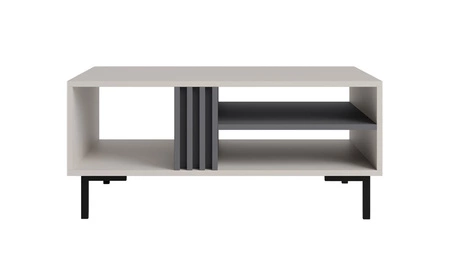 Zestaw mebli Estan beżowy / antracyt innowacyjne meble do salonu i pokoju dziennego w nowoczesnym stylu