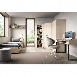 Zestaw mebli Olivio beż piaskowy / dąb olejowany idealna propozycja do pokoju młodzieżowego w modnym stylu