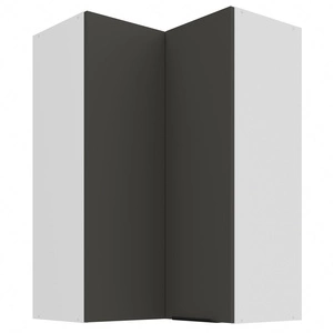 Szafka kuchenna narożna wisząca Aversa Wh 60x60 GN-90 2F odporna na uszkodzenia wykończenie frontów w technologii anti fingerprint