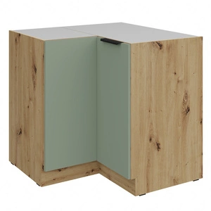 Szafka kuchenna narożna Treviso Ar 90x90 DN 2F BB szafka odporna na uszkodzenia wykończenie frontów w technologii anti fingerprint