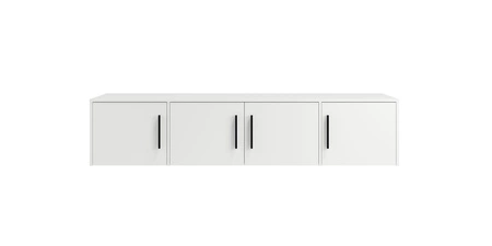 Nadstawka do szafy Maxione 198 cm biała funkcjonalna szafka powiększy miejsce do przechowywania ubrań obuwia i dodatków